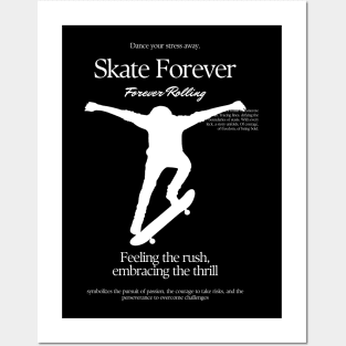 Skate Forever Streetwear Ddesign Posters and Art
